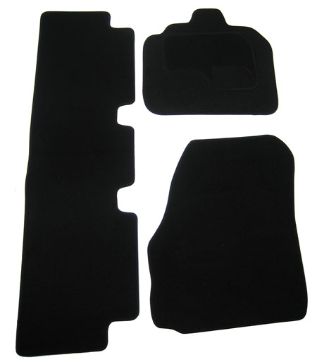 renault scenic 03 on tailored car mat set deluxe black
